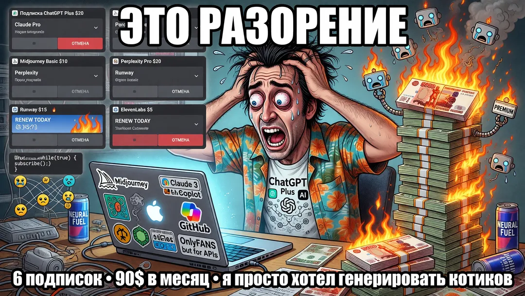 Подписка на нейросети vs отдельные: кто дешевле 2026